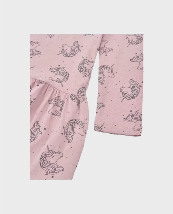 VESTIDO ALGODÓN UNICORNIO 2
