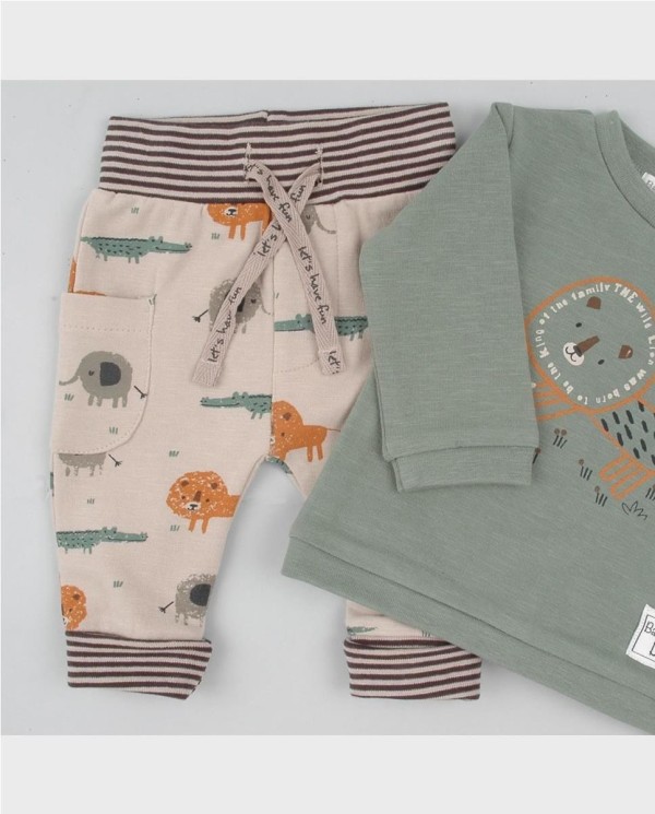 CONJUNTO ALGODÓN ANIMALS 2