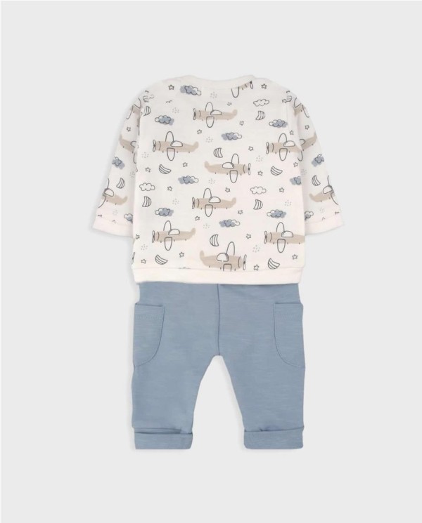 CONJUNTO ALGODÓN AIRPLANES 2