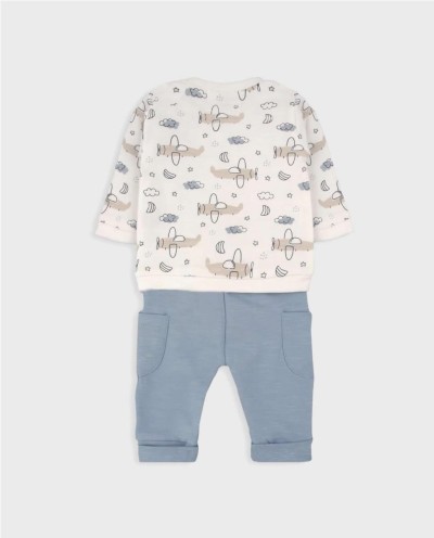 CONJUNTO ALGODÓN AIRPLANES