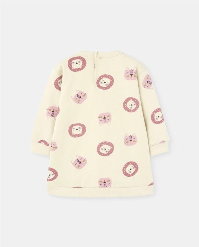 VESTIDO FELPA ESTAMPADO