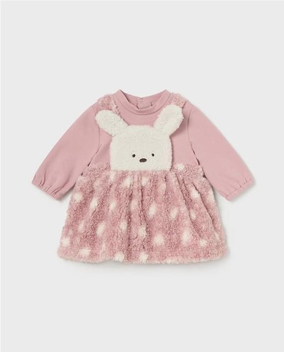 PELELE FALDA OSITO ROSADO