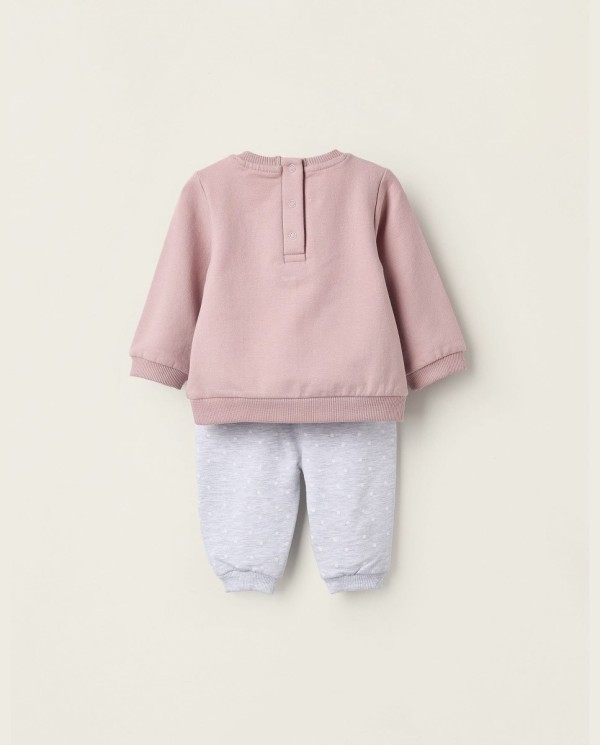 CONJUNTO PANTALON CON SUDADERA "DISNEY" ROSA