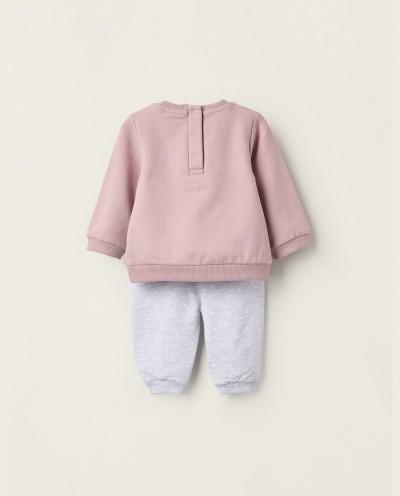 CONJUNTO PANTALON CON SUDADERA "DISNEY" ROSA