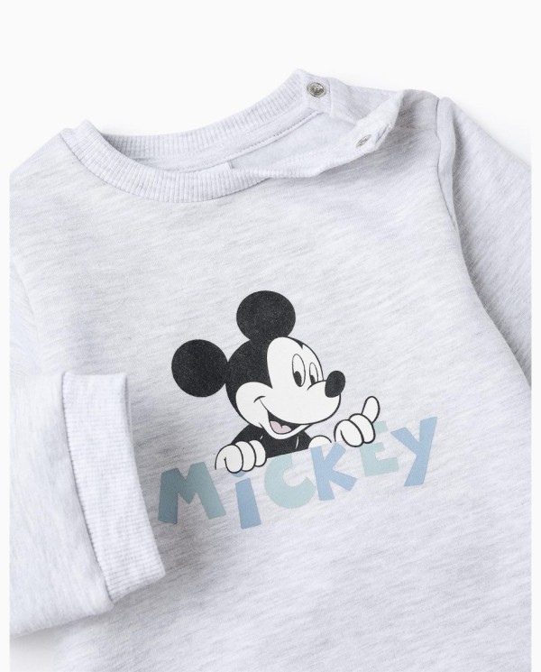 CONJUNTO PANTALON CON SUDADERA "DISNEY" GRIS VIGORE CLA
