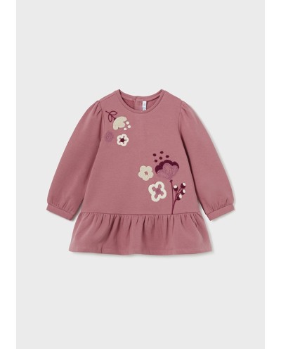 VESTIDO FELPA BORDADO