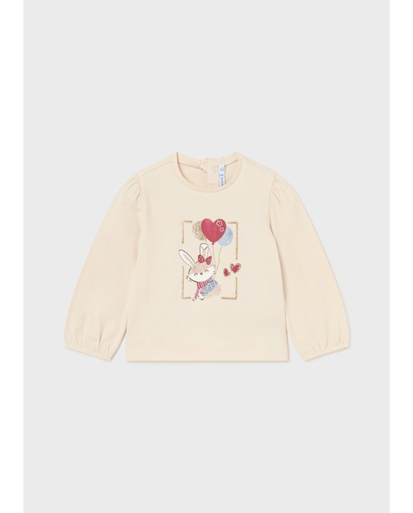 CAMISETA MANGA ABULLONADA CRUDO