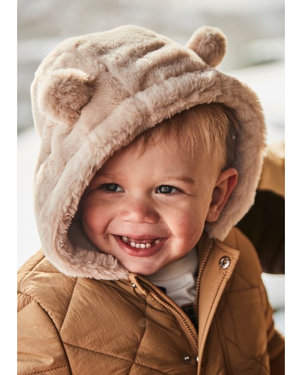 CHAQUETÓN CAPUCHA PELO