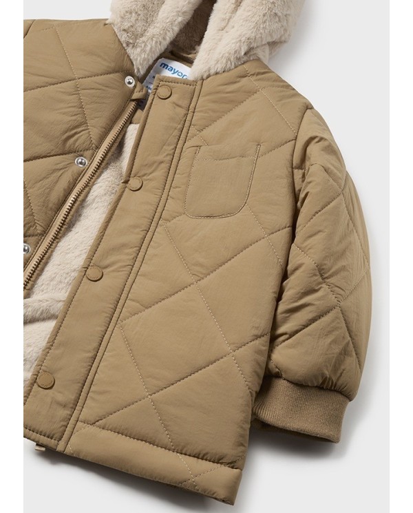 CHAQUETÓN CAPUCHA PELO