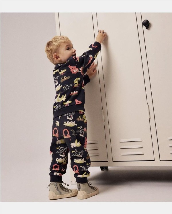 PANTALÓN AFELPADO GRAFITI INDIA INK