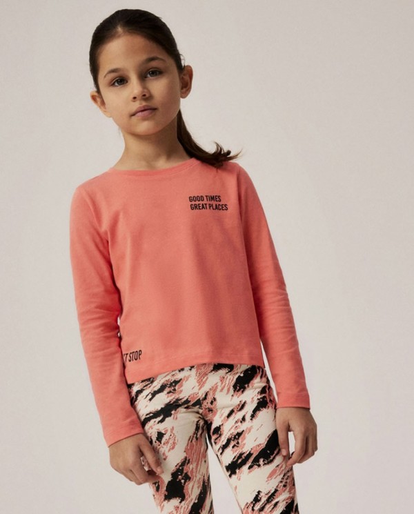 CAMISETA CHICA FUTURE FUSION CORAL