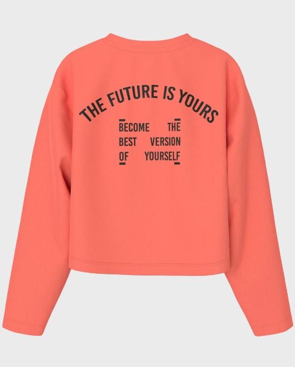 CAMISETA CHICA FUTURE FUSION CORAL