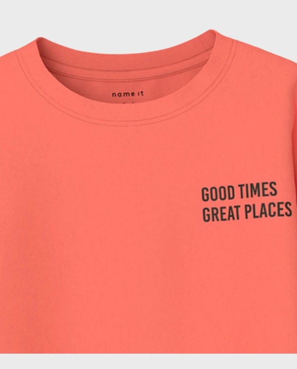 CAMISETA CHICA FUTURE FUSION CORAL