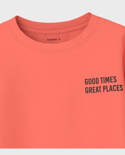 CAMISETA CHICA FUTURE FUSION CORAL