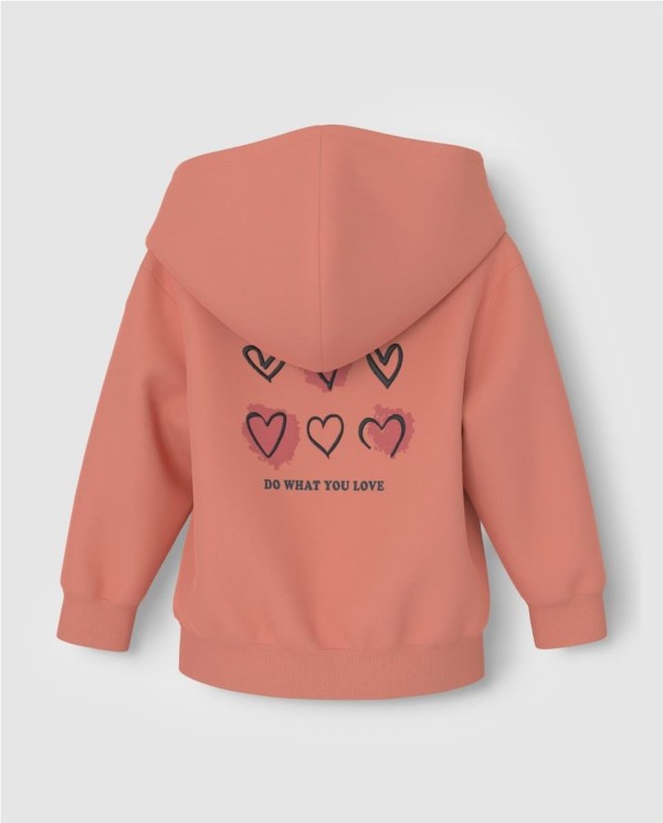 CHAQUETA CAPUCHA HEARTS FUSION CORAL 2