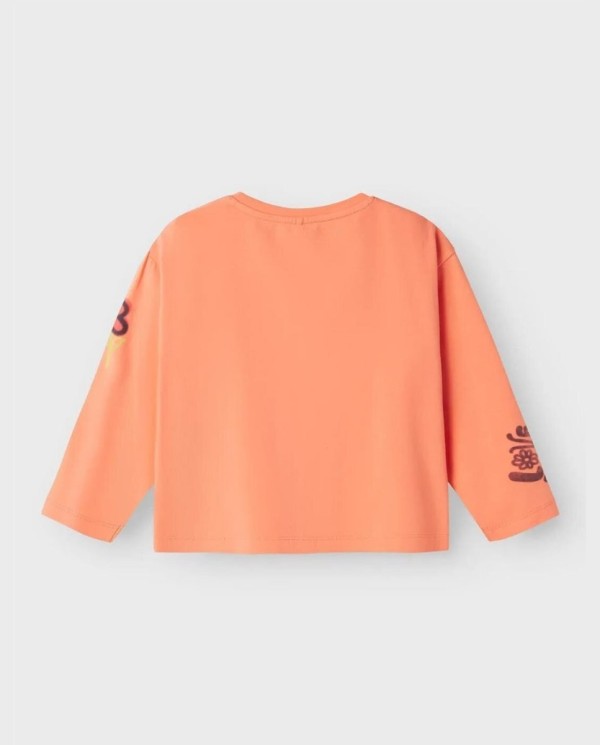 CAMISETA MANGA LARGA GRAFITI NARANJA 2