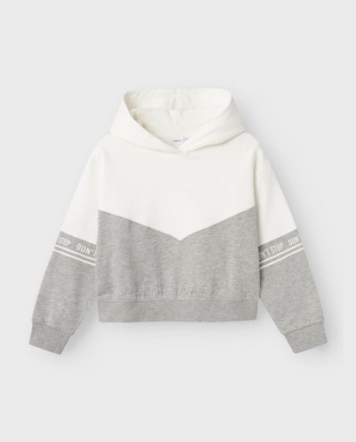 SUDADERA CORTE DISTENDIDO GRIS VIGORE CLA