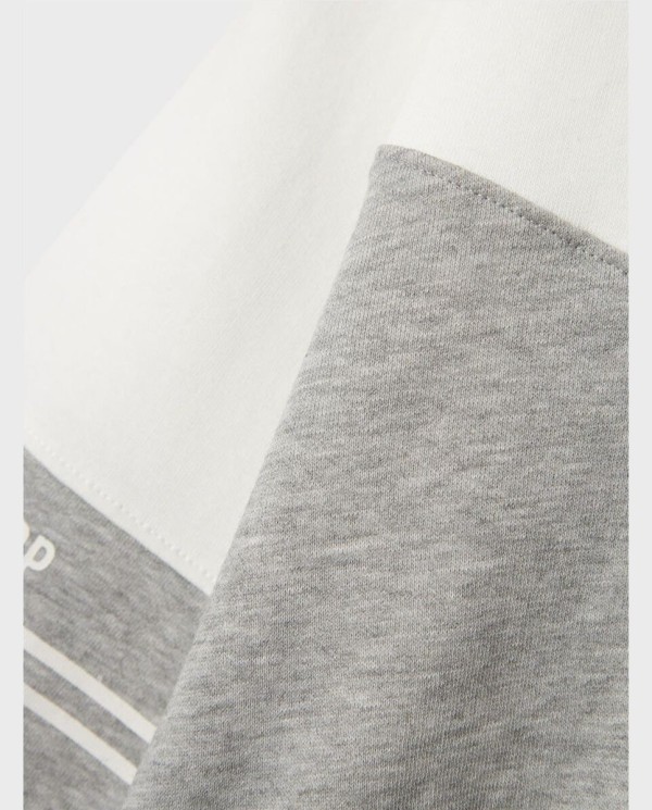 SUDADERA CORTE DISTENDIDO GRIS VIGORE CLA