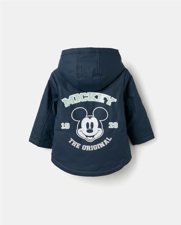 PARKA CON EFECTO ACOLCHADO CON CAPUCHA "MICKEY"
