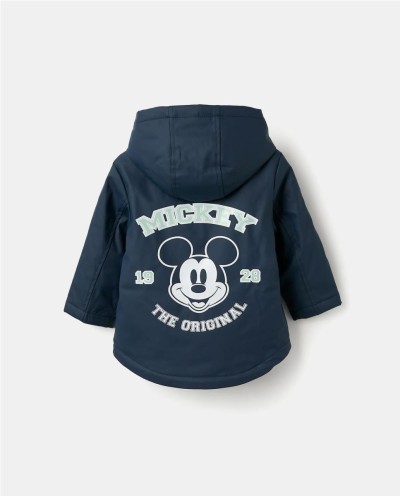 PARKA CON EFECTO ACOLCHADO CON CAPUCHA "MICKEY"