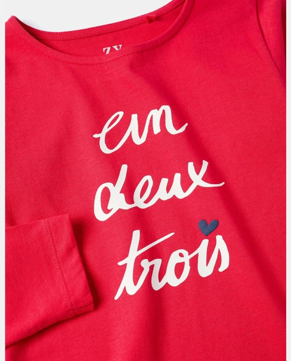 CAMISETA M/L FANTASIA ROJO 2