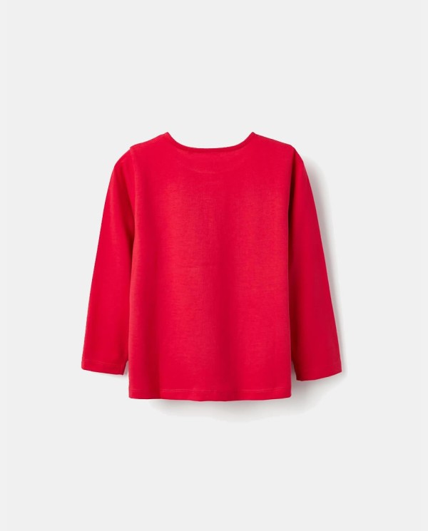 CAMISETA M/L FANTASIA ROJO