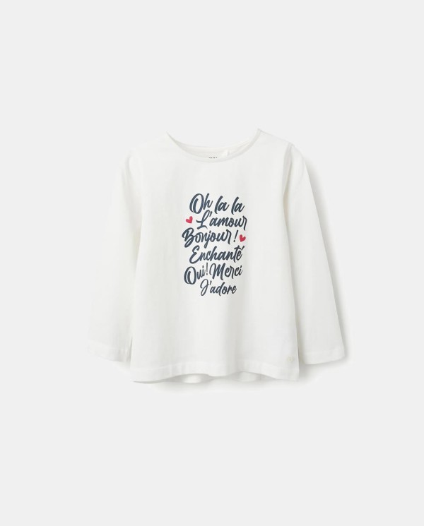 CAMISETA M/L FANTASIA BLANCO