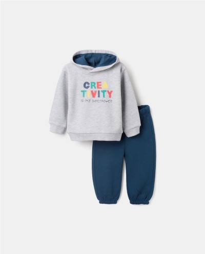 CHANDAL SUDADERA CAPUCHA "CREATIVITY"