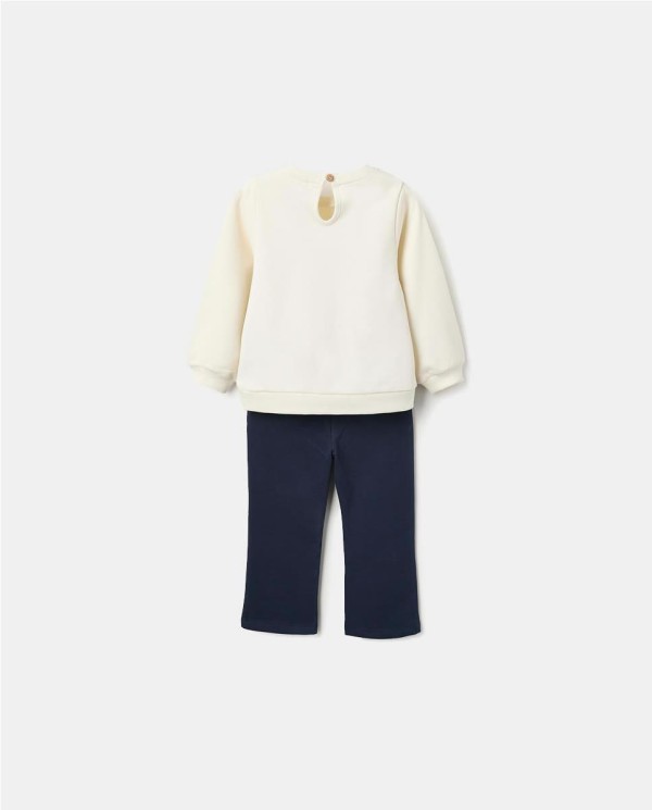 CONJUNTO PANTALON ACAMPANADO Y SUDADERA "MINNIE & DAISY"
