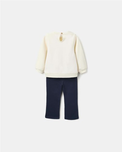 CONJUNTO PANTALON ACAMPANADO Y SUDADERA "MINNIE & DAISY"