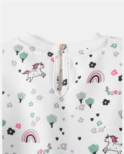 VESTIDO CON FALDA DE TUL "UNICORNIO"