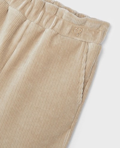 PANTALÓN PANA ACAMPANADO CRUDO