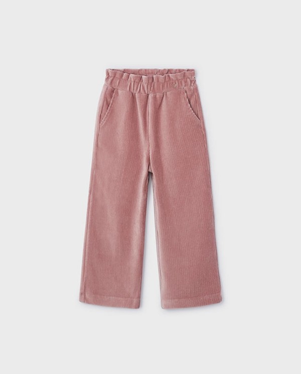 PANTALÓN PANA ACAMPANADO ROSADO