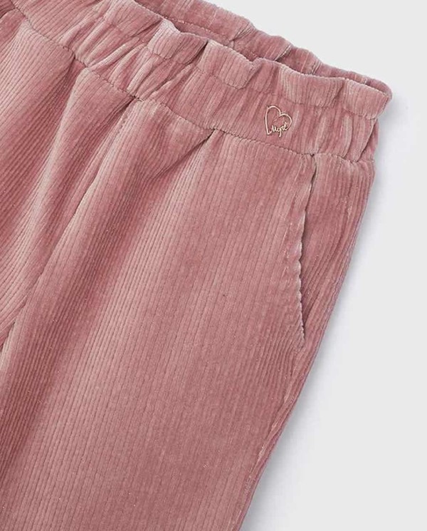 PANTALÓN PANA ACAMPANADO ROSADO