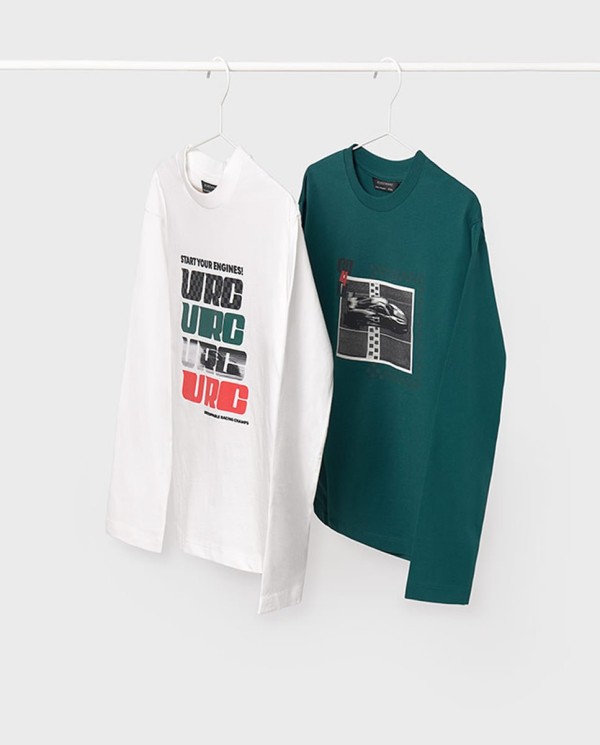 SET 2 CAMISETAS MOTOR EVERGREEN