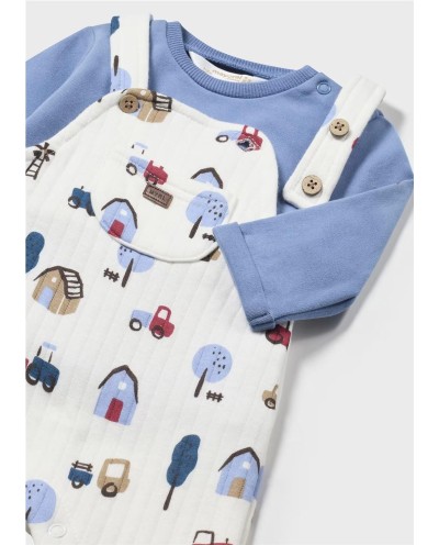 CONJUNTO PETO ESTAMPADO Y CAMISETA