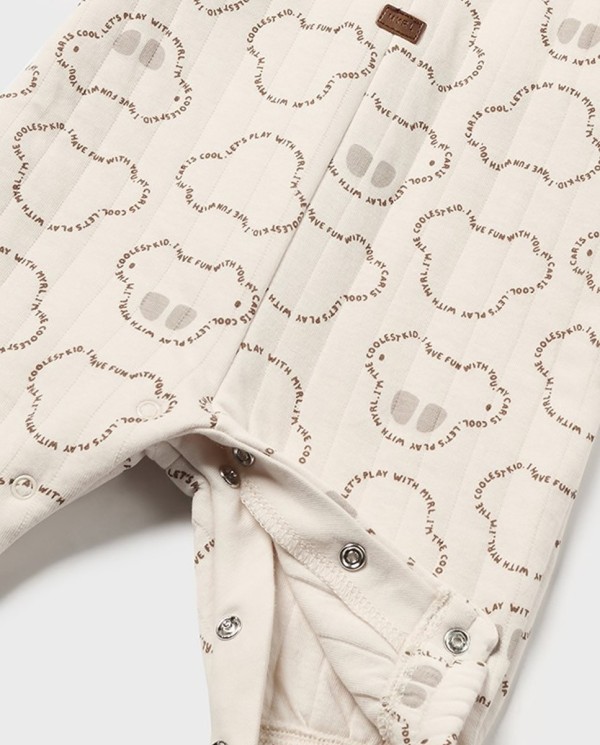 PELELE PETO ACOLCHADO TOSTADO