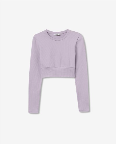 CAMISETA CROPPED CANALÉ ROSA