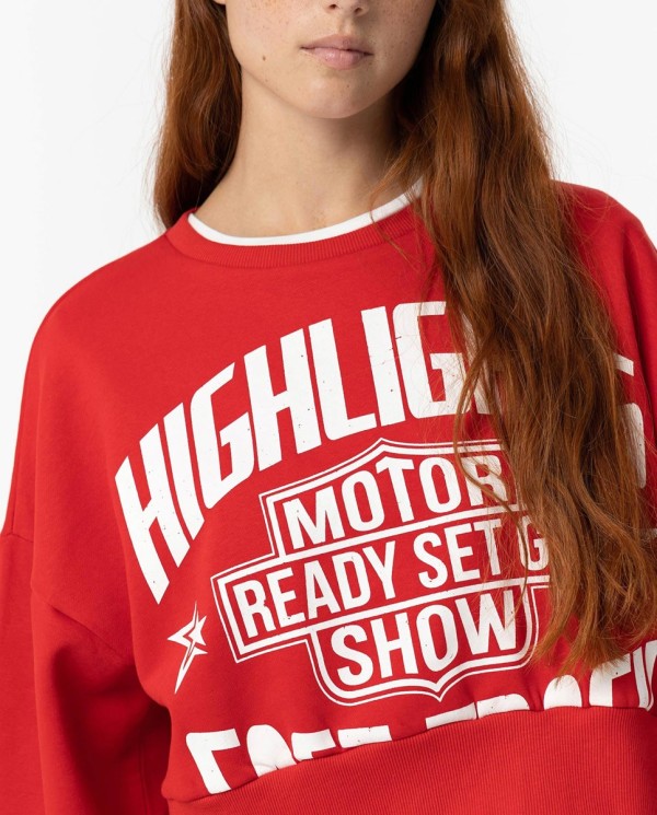 SUDADERA CORTA HIGHLIGHTS