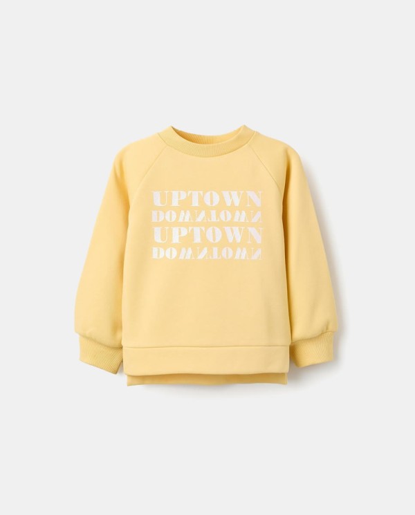 SUDADERA C/C FANTASIA MOSTAZA