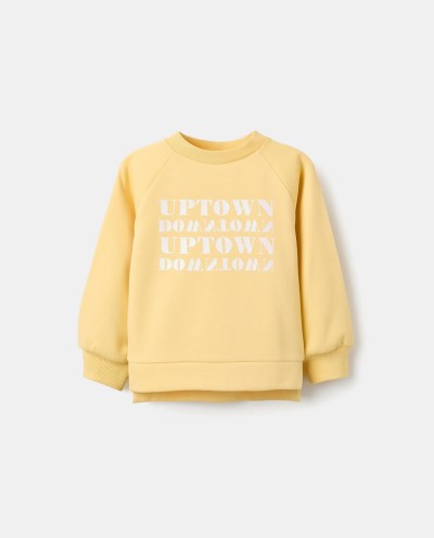 SUDADERA C/C FANTASIA MOSTAZA