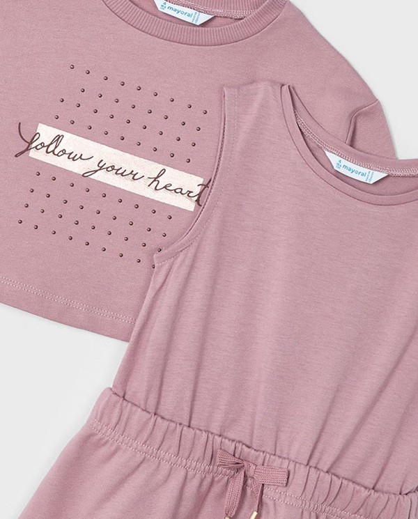 VESTIDO SIN MANGAS CON SUDADERA