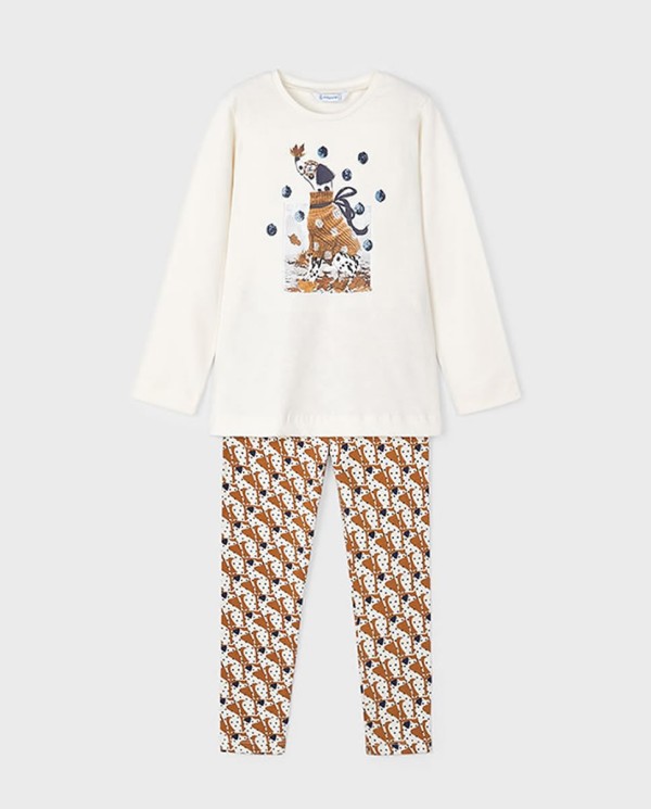 CONJUNTO LEGGING ESTAMPADO CRUDO