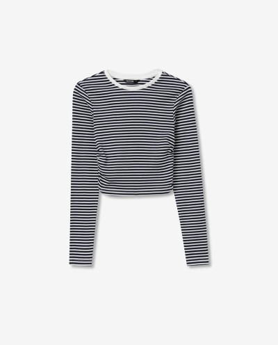 CAMISETA CANALÉ RAYAS BLANCO