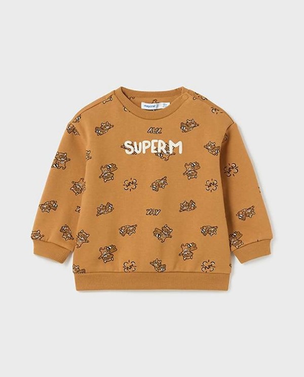 SUDADERA ESTAMPADA SUPER M