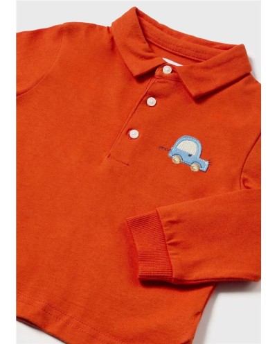 POLO APLIQUE BEBÉ MANGA LARGA