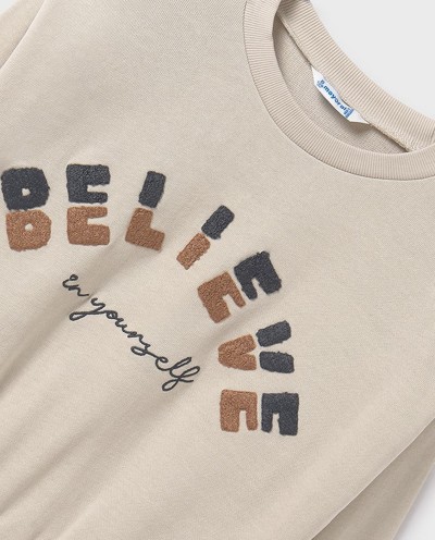 SUDADERA HOMBRERAS BELIEVE PIEDRA VIGORE