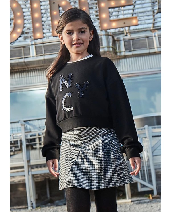 FALDA PANTALON PATA DE GALLO