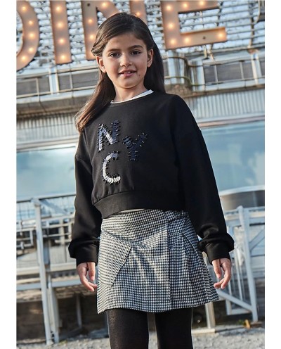 FALDA PANTALON PATA DE GALLO