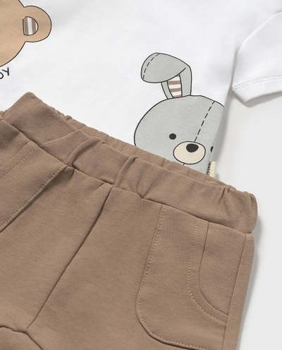 CONJUNTO DE PUNTO ANIMALES TOSTADO